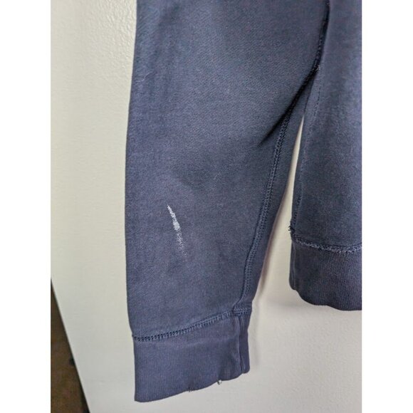 Y2K Hollister Hoodie Jacket Size Medium Heavy Spell Out Waffle Distressed Grunge - Picture 7 of 9